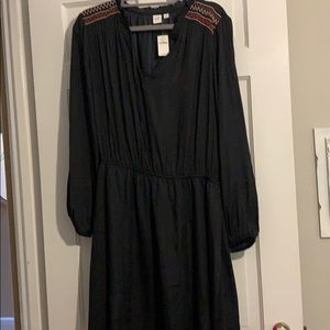 Gap black dress in size large! NWT!